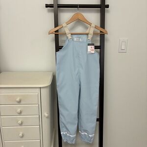 Primark Kids Blue rain Overalls. Size 6-7. Fits over clothes and keeps kids dry!
